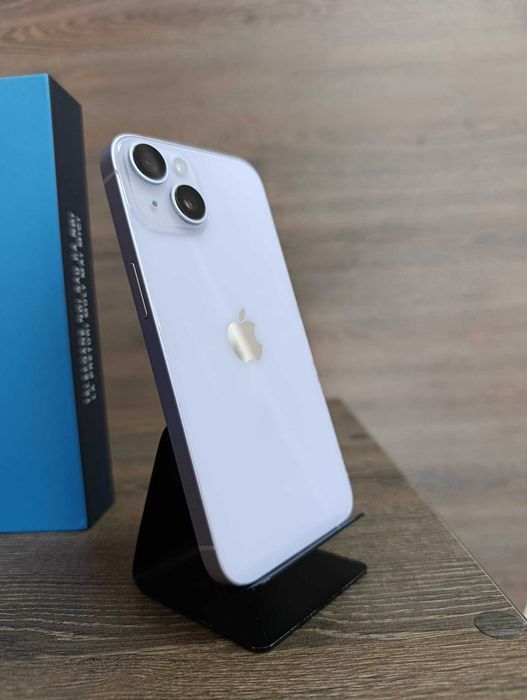 iPhone 14 | STARE FOARTE BUNA | Culoare PURPLE |  128 GB | 100% baterie | Posibilitate In Rate | Acceptam Si Schimburi.