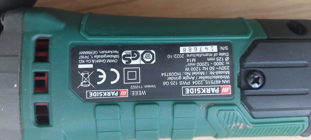 Ъглошлайф парксайд