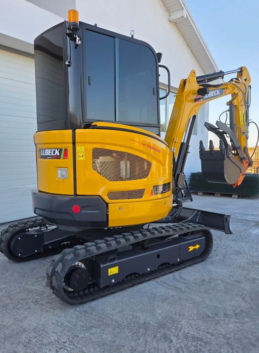 Miniexcavator Lubeck W303 Pro, motor Yanmar-Utilaj Nou-Factură externa fara TVA