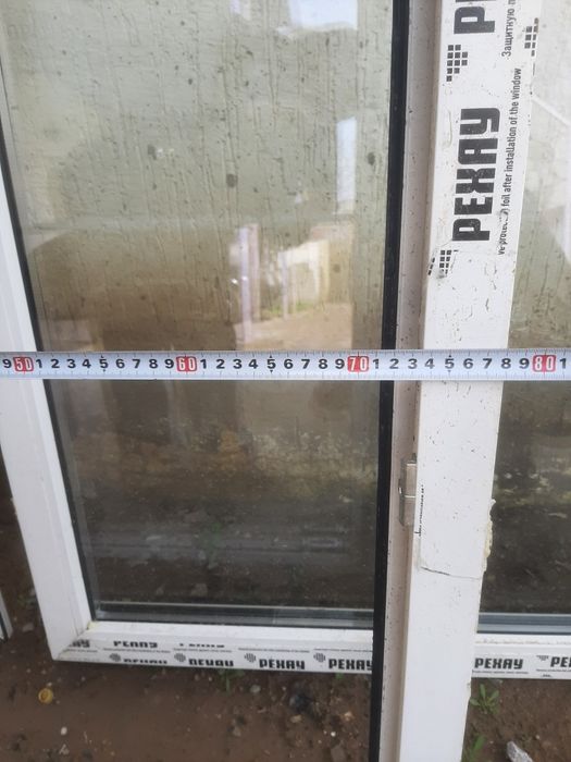 Пластиковые окно и дверь