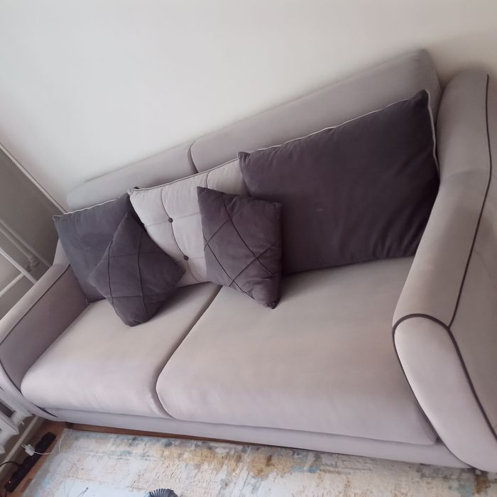 Диван цветном серый