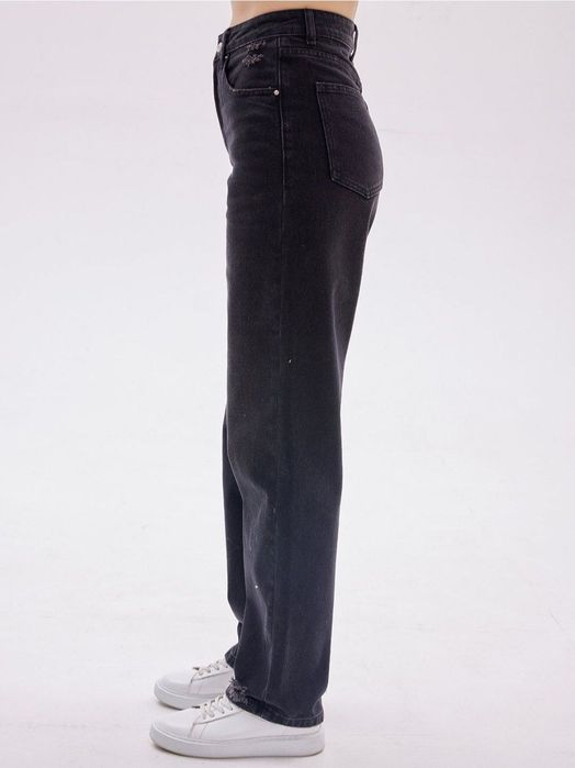 Джинсы женские Selfie прямого кроя с высокой посадкой размер L
Женские