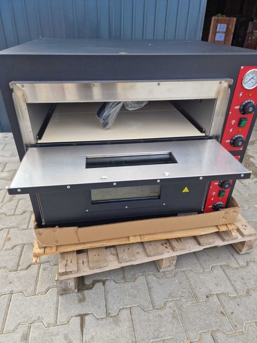Cuptor profesional pizza electric dublu 4 cu 4,NOU