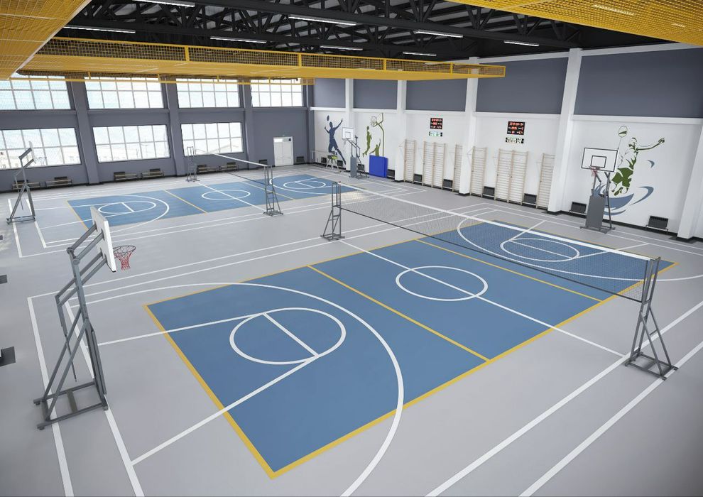 Спортивные напольные покрытия