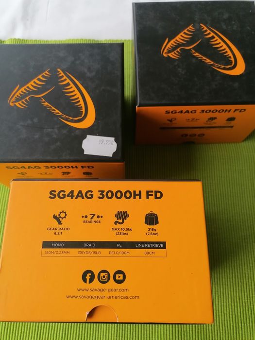 Mulinete Savage Gear SG4 AG3000 H  FD