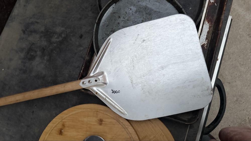 Пицца печка в подарок доска, лопатка, лист