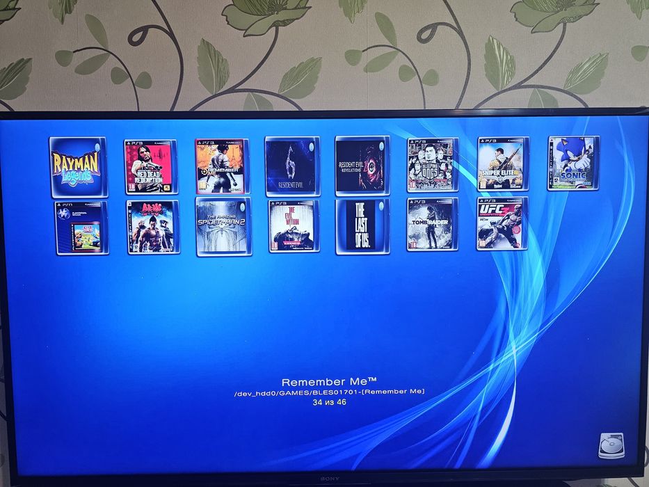 Продам PlayStation 3 - 46 игр. Есть Sega , Dendy