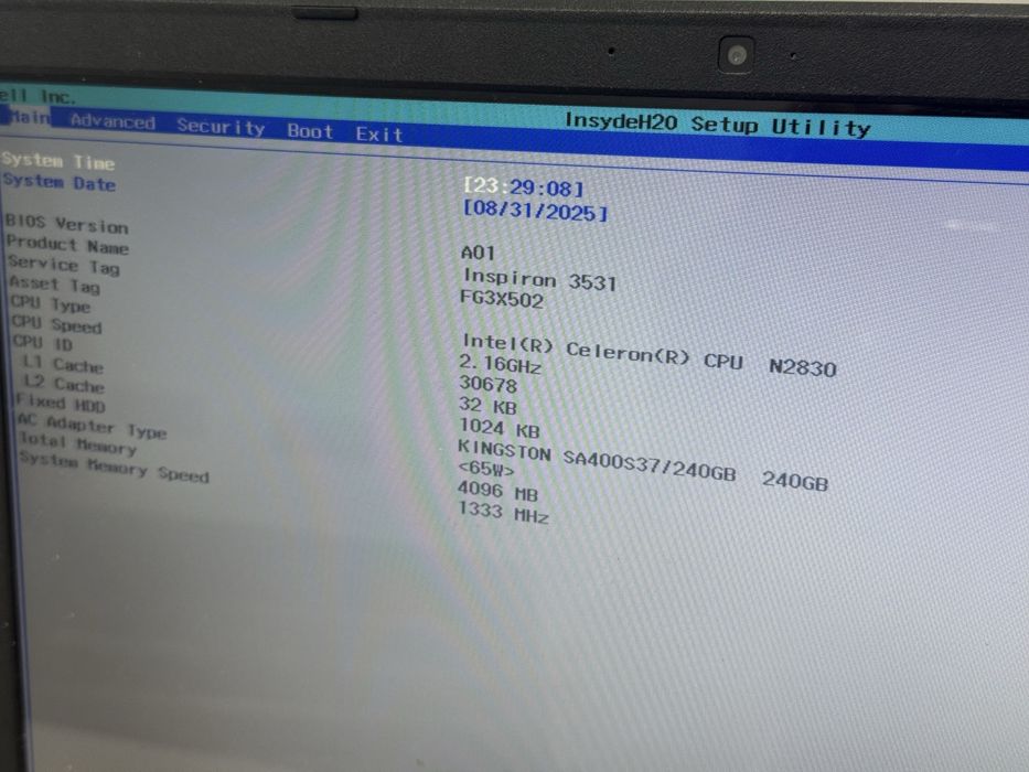 Ноутбук Dell Inspiron 3531