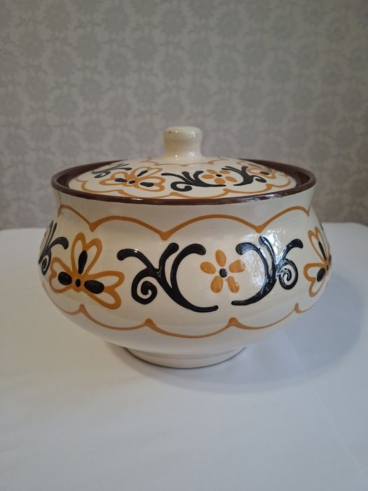 Керамический горшочек, супница СССР