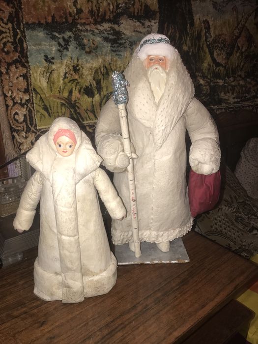 Дед мороз снегурочка СССР советский ретро