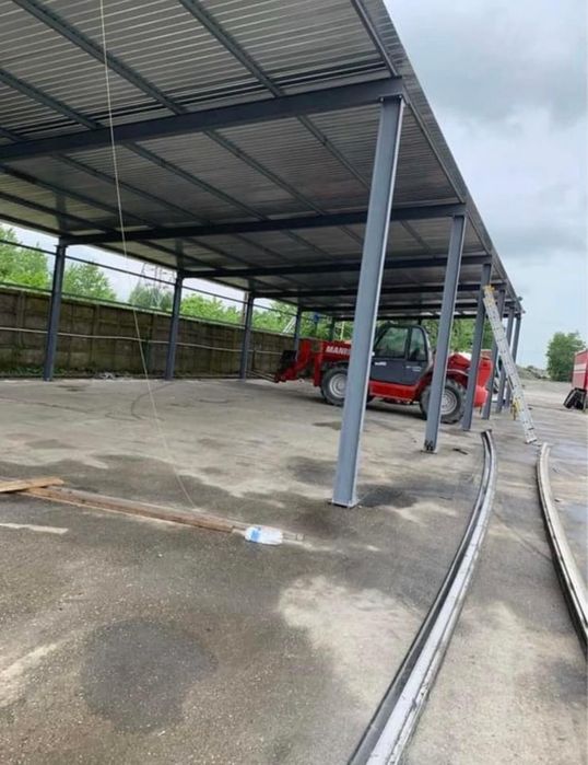 Vând hală metalică 8x22x4