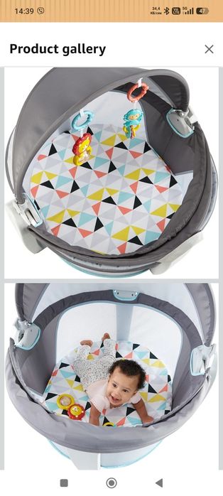 Уокър, активна гимнастика, малка кошара  Fisher Price baby dome