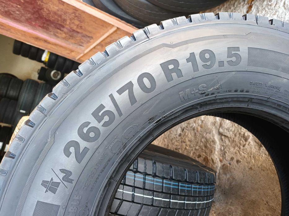 2 Нови товарни гуми 265/70 R19.5 Continental HD3 140/138M M+S 3PMFS