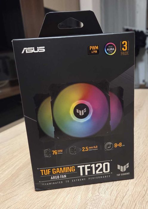 Ventilatoare Asus TUF TF120 - triple pack black