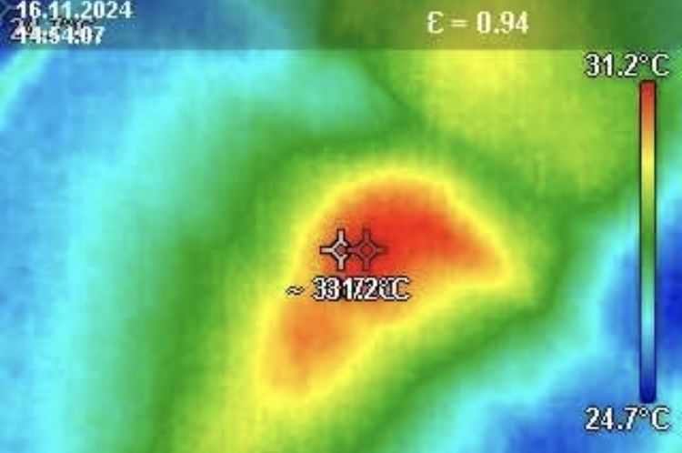 Утечка. Услуги тепловизора.