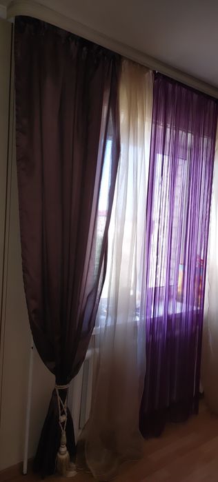 Продам шторы с тюлью