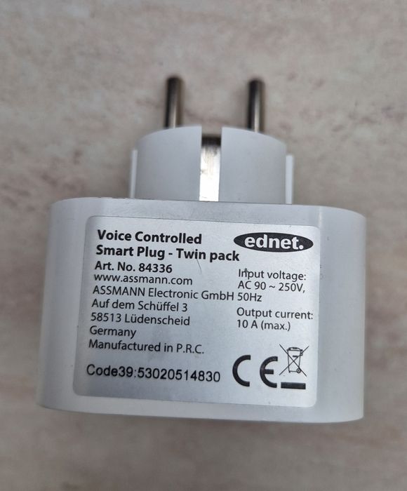 Priza inteligenta ednet Voice Controlled Smart Plug