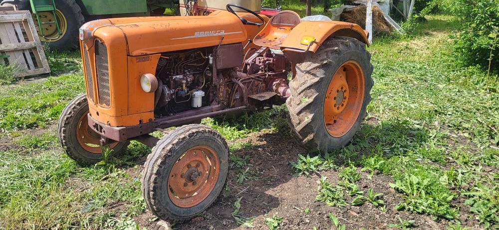 Vand schimb tractor fiat cu grapa rotativa freza