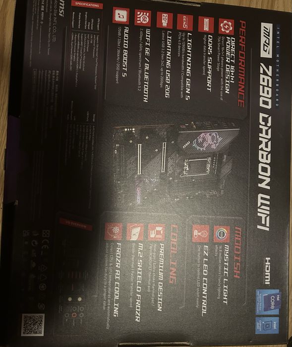 Placa de baza noua in cutie