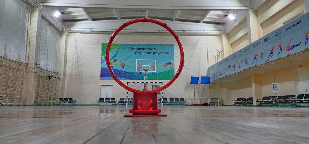 Баскетбольное кольцо с пружинами