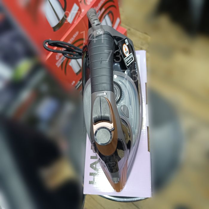 Утюг "HALEY" 2600w паровой утюг bug'li dazmol