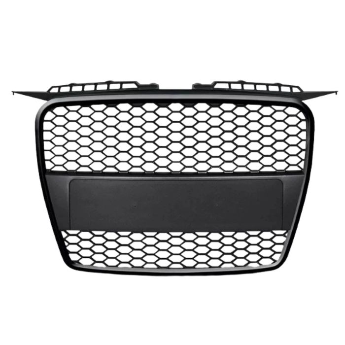 Решетка с поставка за емблема за Audi A3 (2003-2008) - RS-Look Черна