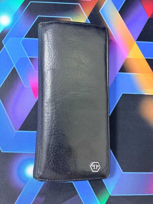 Кожаный кошелёк (портмоне) в отличном состоянии Philipp Plein