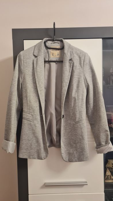 Sacou gri Pull & Bear S