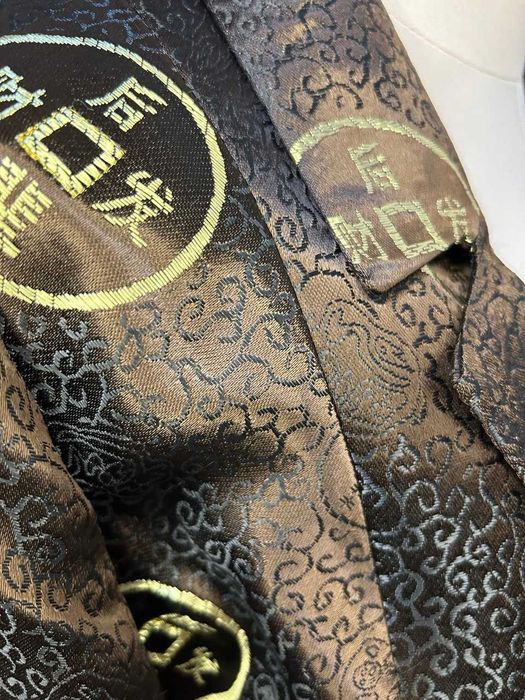 Жакет женский из жаккардовой парчи с английским воротником (р. 50-52)