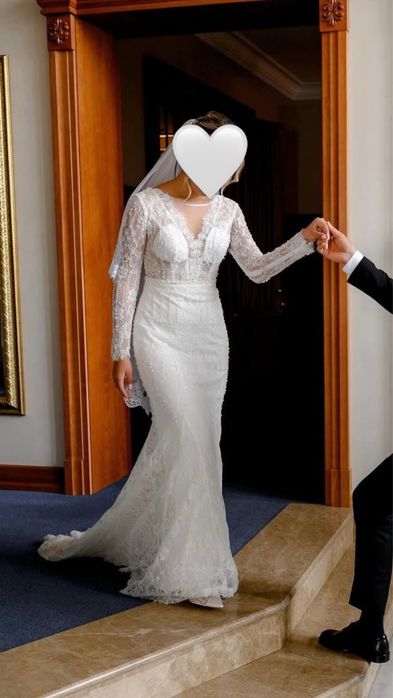 Свадебное платье рыбка