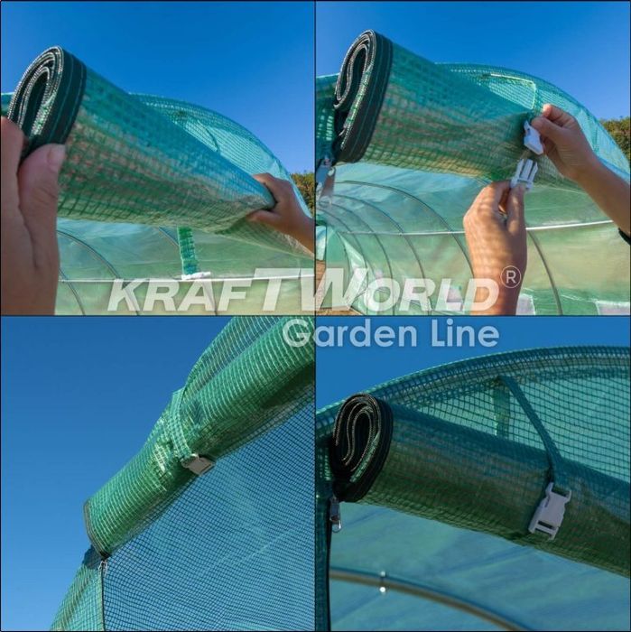 Голям градински парник 10м – Тунелна Оранжерия усилена конструкция, ар