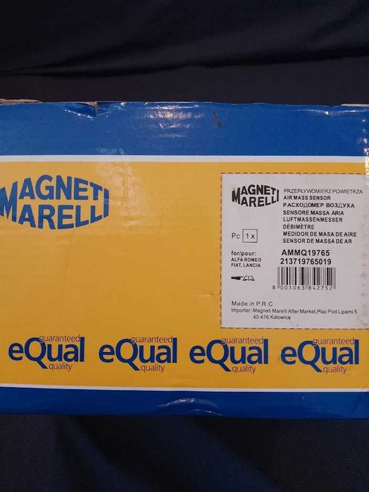 Debitmetru aer aspiratie Magneti Marelli  Nou !