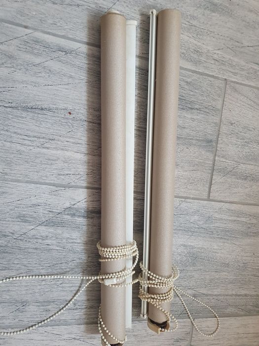 Rulouri/jaluzele geam interior, bej/crem, 120x60 cm opace