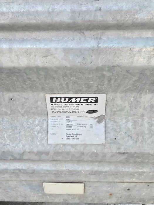 Remorca Humer 750 kg