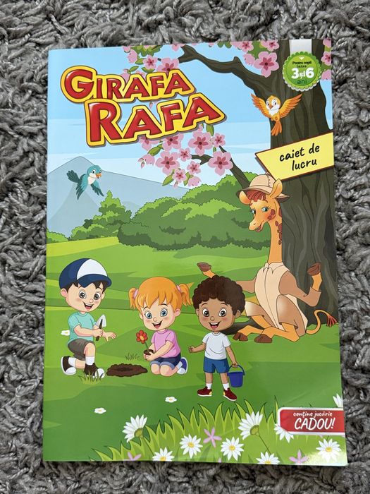 Set carti Girafa Rafa 3-6 ani