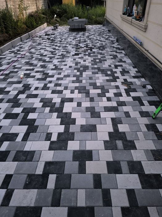 Укладка брусчатки