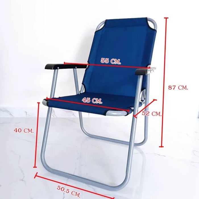 Нов алуминиев сгъваем стол/шезлонг до 110 кг.