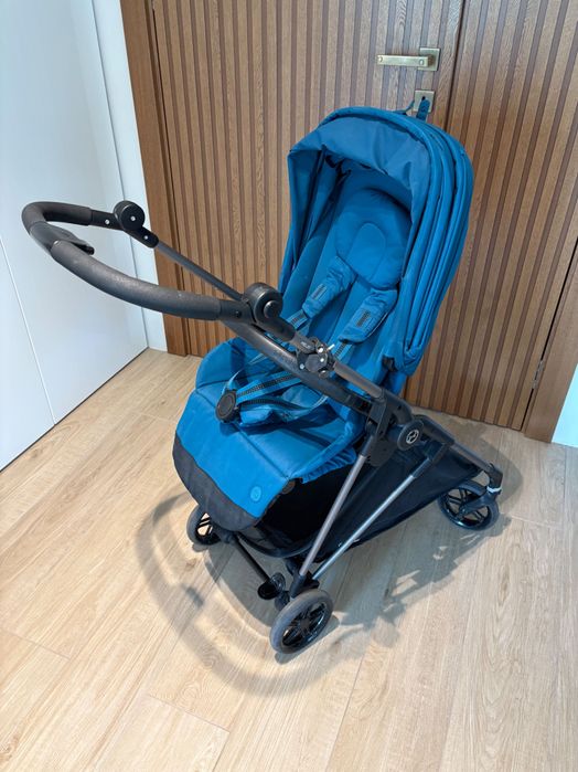 Бебешка количка, кош и столче Cybex Melio 2021 River Blue