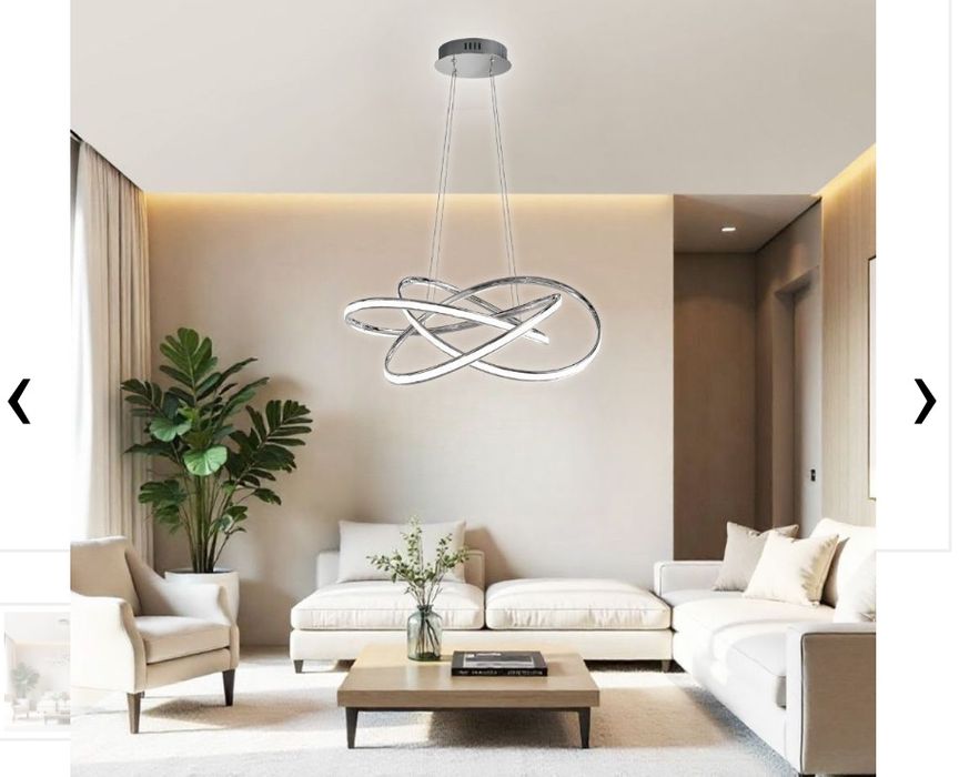 LED Полилей 60W Хром