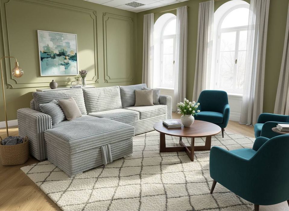 Угловой диван #1 про от сомфорт мебель