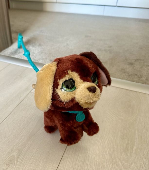 Cățel în lesă, jucărie interactivă Furreal Walkalots, Hasbro