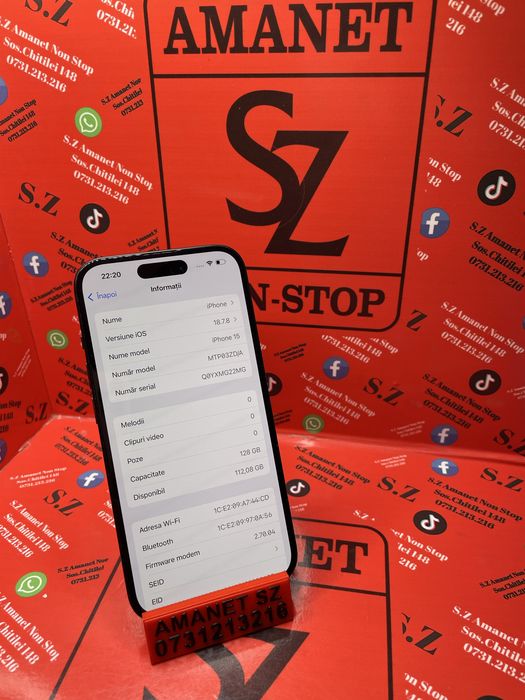 Iphone 15 90% Baterie Amanet SZ Non Stop