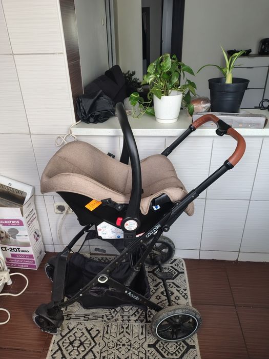 Carucior 3 in 1 ultracompact Coccolle Ravello Safari Beige, Bej