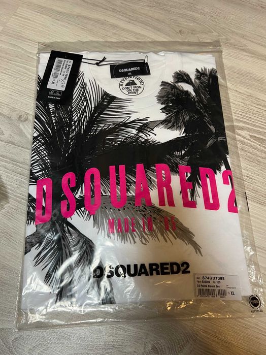 Dsquared2 tricouri XL, retail 335 euro