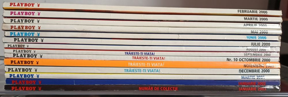 Colecție ediții rare din revista Playboy