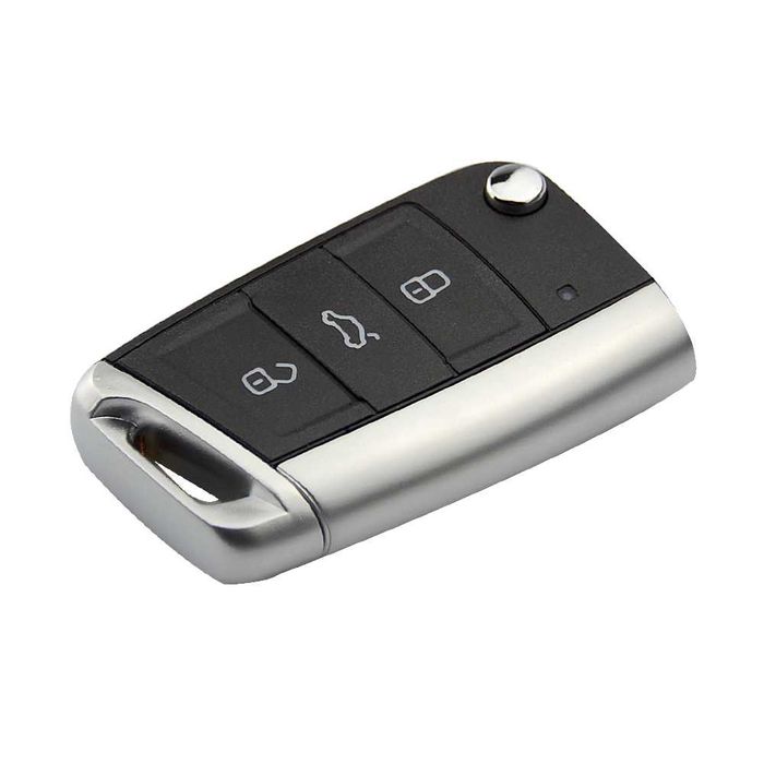 Кутийка за сгъваем автоключ за VW Golf Mk7 хром!