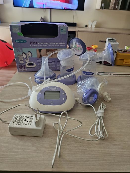 Pompa de san dubla , electrica Lansinoh 2 in 1