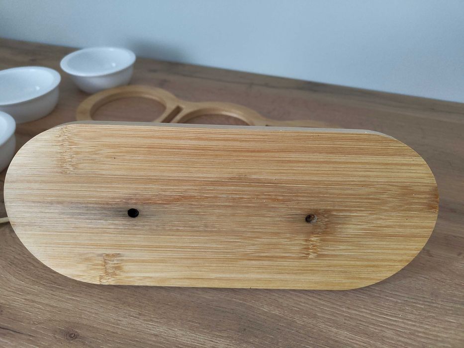 Fântână câini și pisici cu set boluri/castroane în suport