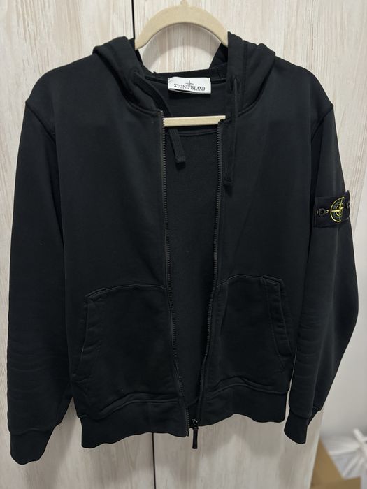 Stone island zip up hoodie
