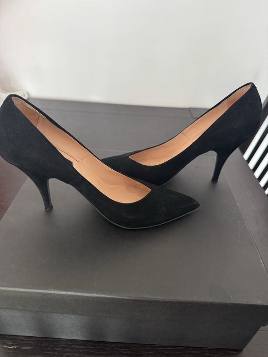 Pantofi eleganti Musette, piele intoarsa marime 38